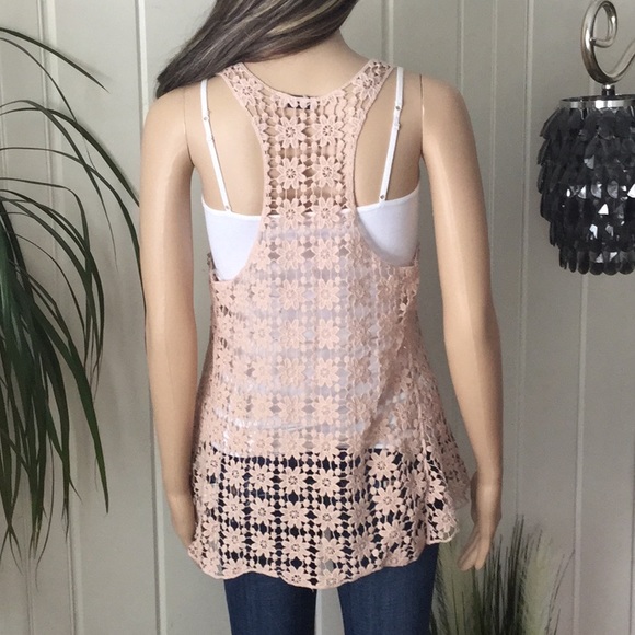 CROCHET FLOWERS TANK - Picture 7 of 8